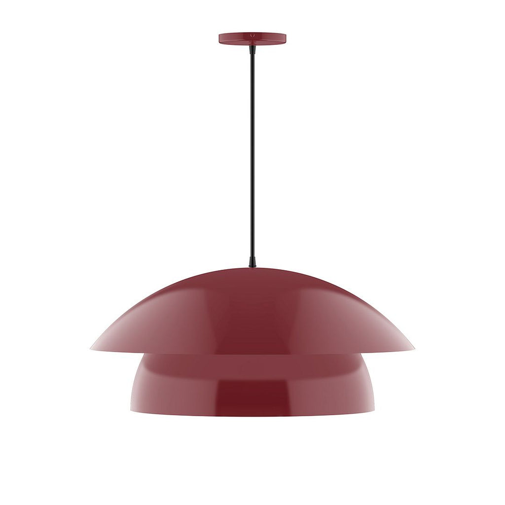 24" Nest Pendant, Barn Red - PEBX447-55