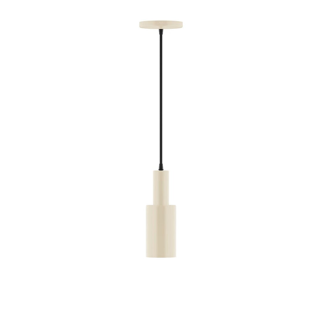 3.5" Stack Mini Cylinder Pendant, Cream - PEBX450-16