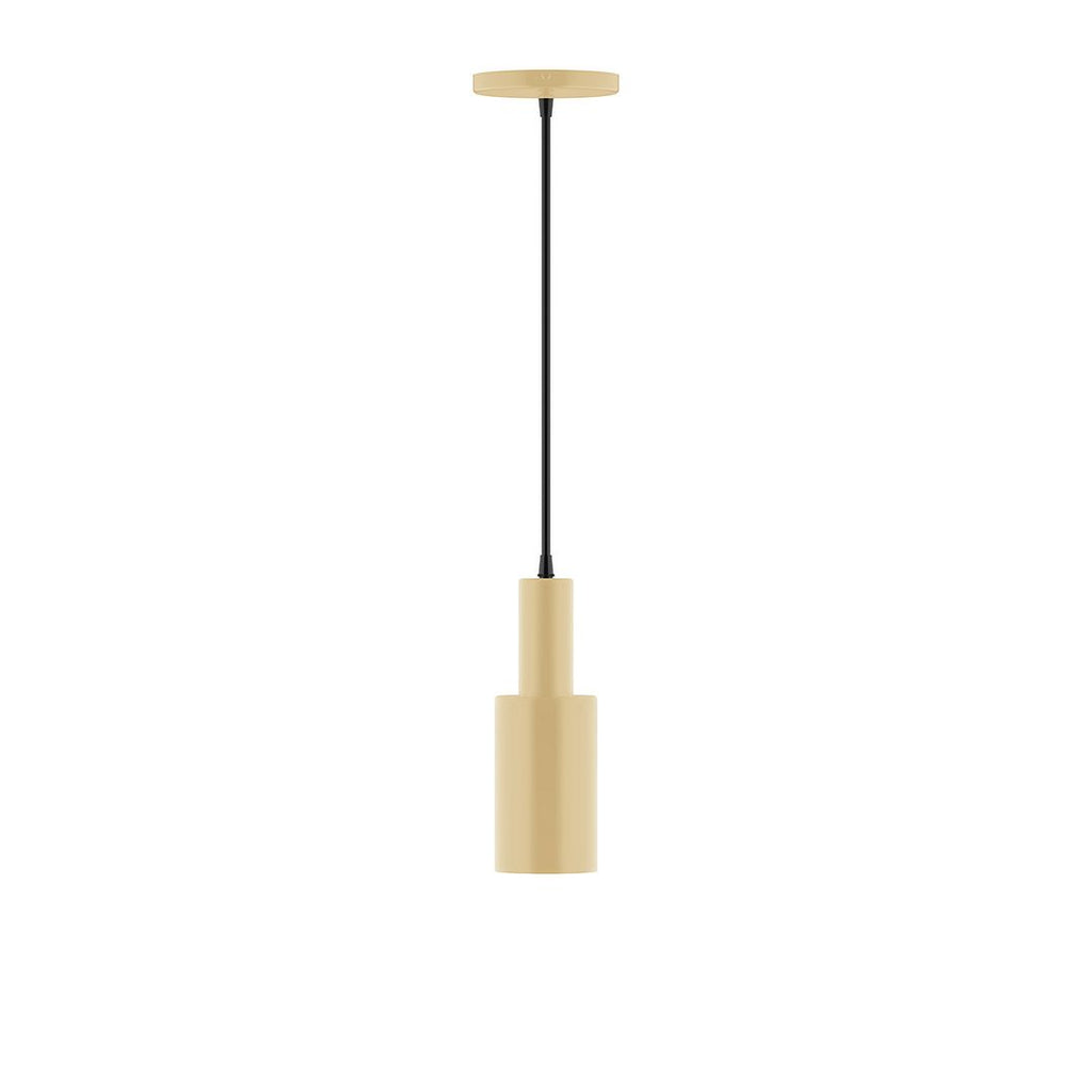 3.5" Stack Mini Cylinder Pendant, Ivory - PEBX450-17