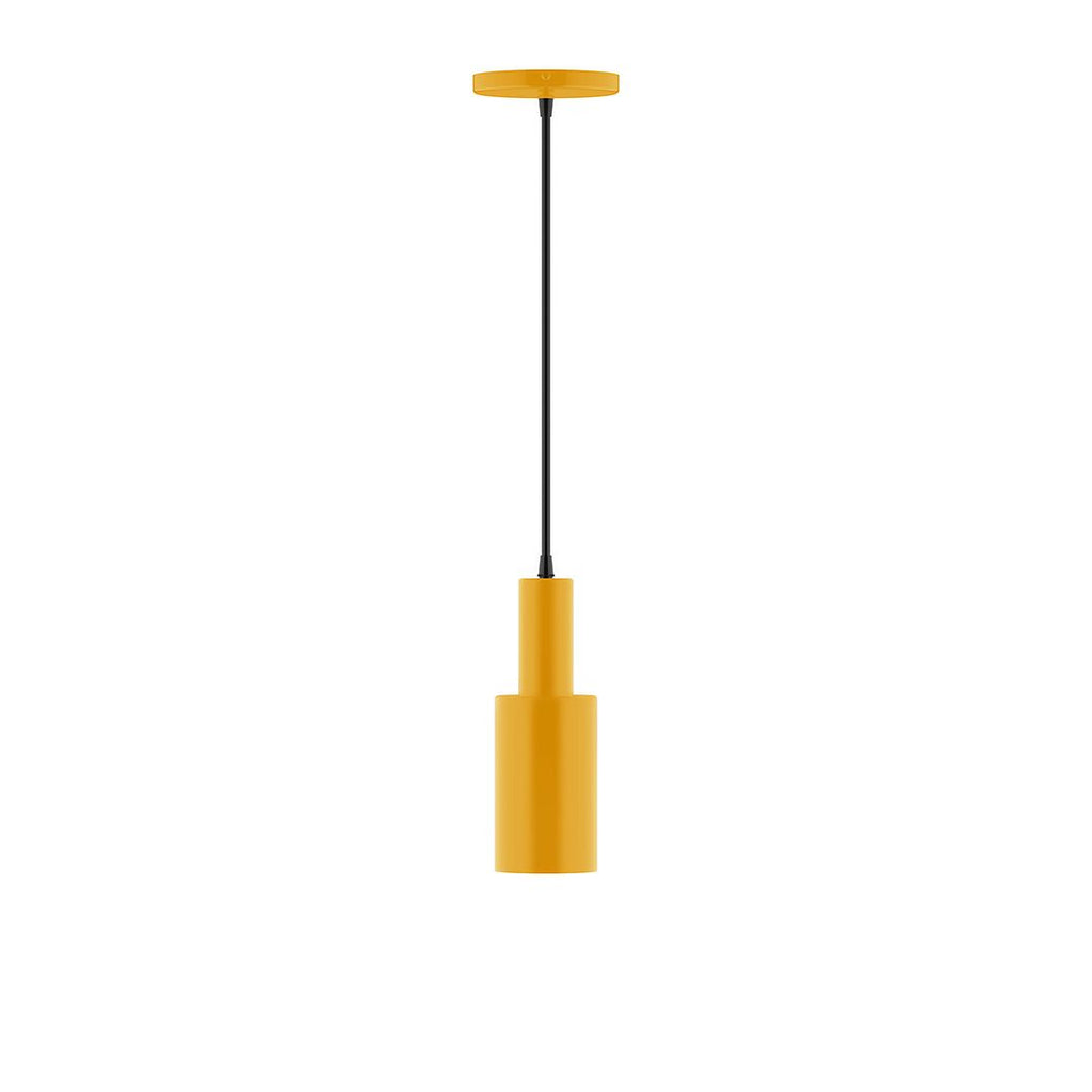 3.5" Stack Mini Cylinder Pendant, Bright Yellow - PEBX450-21