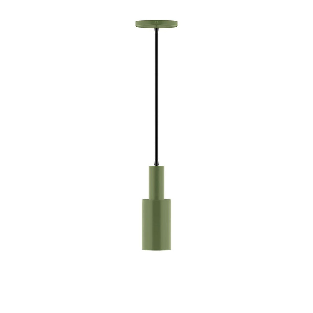 3.5" Stack Mini Cylinder Pendant, Fern Green - PEBX450-22