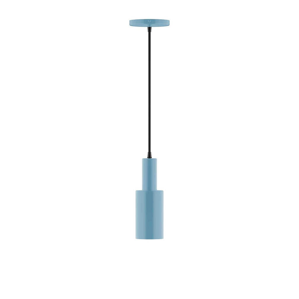 3.5" Stack Mini Cylinder Pendant, Light Blue - PEBX450-54