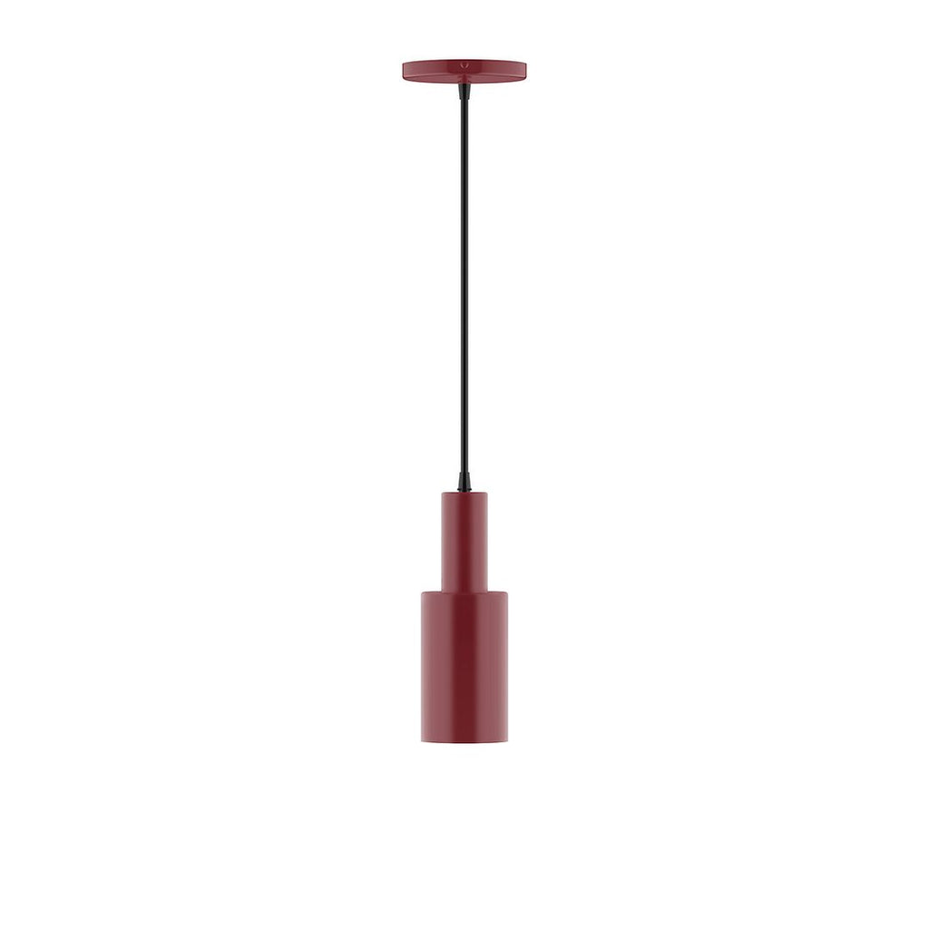 3.5" Stack Mini Cylinder Pendant, Barn Red - PEBX450-55