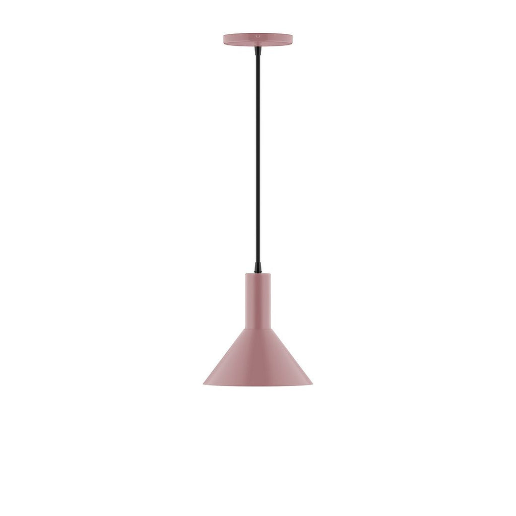 8" Stack Mini Cone Pendant, Mauve - PEBX451-20