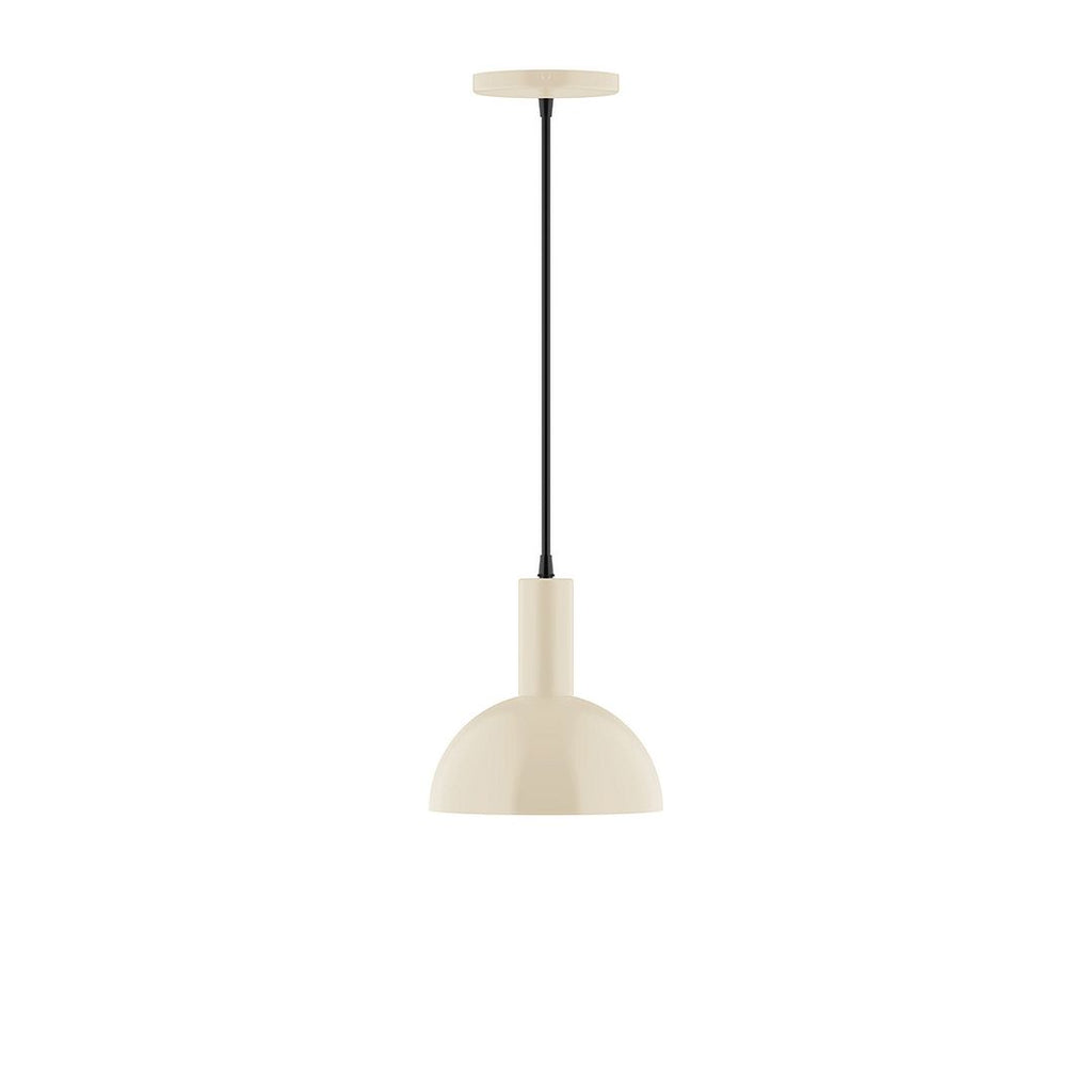 8" Stack Mini Dome Pendant, Cream - PEBX456-16