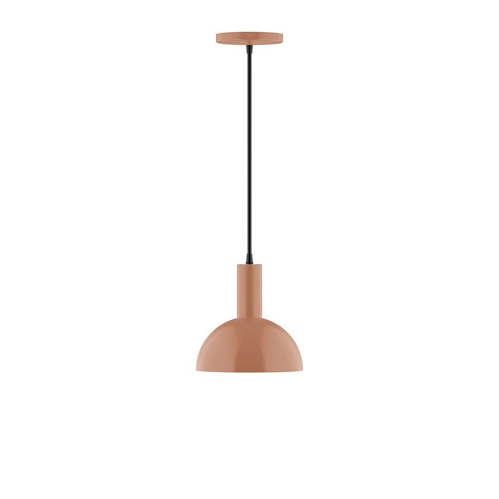 8" Stack Mini Dome Pendant, Terracotta - PEBX456-19