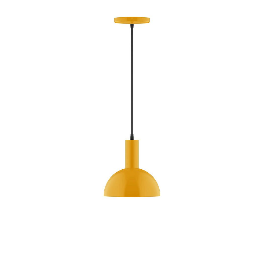 8" Stack Mini Dome Pendant, Bright Yellow - PEBX456-21