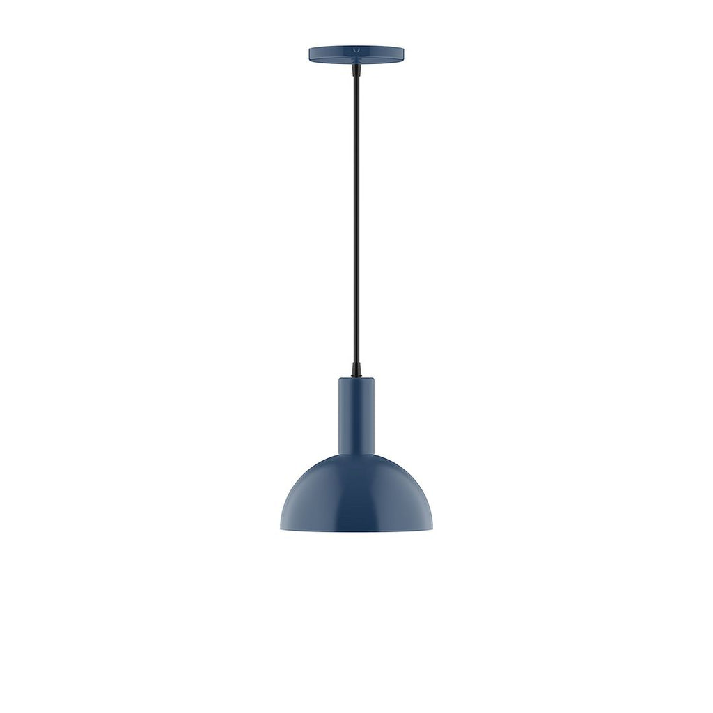 8" Stack Mini Dome Pendant, Navy - PEBX456-50