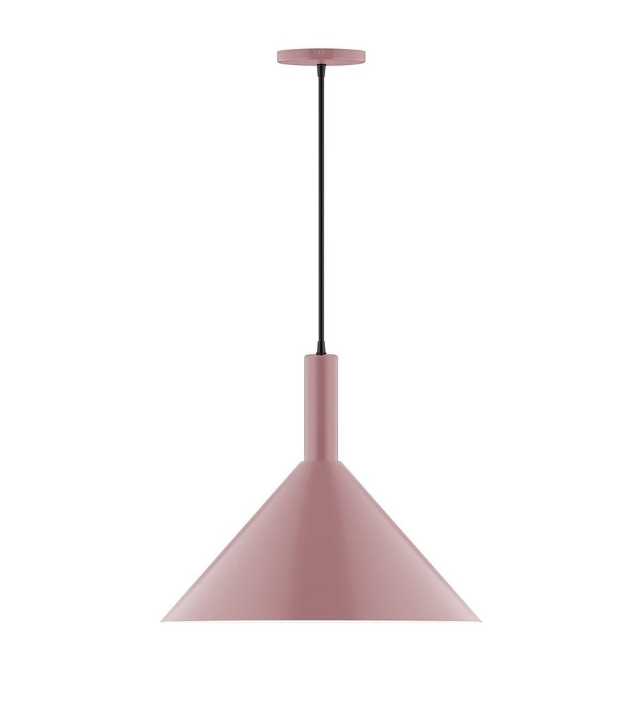 18" Stack Cone Pendant, Mauve - PEBX467-20