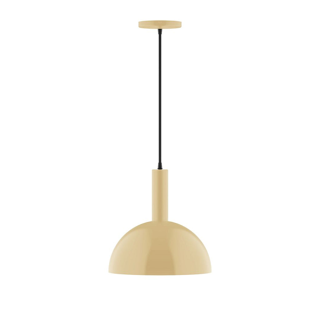 12" Stack Dome Pendant, Ivory - PEBX471-17