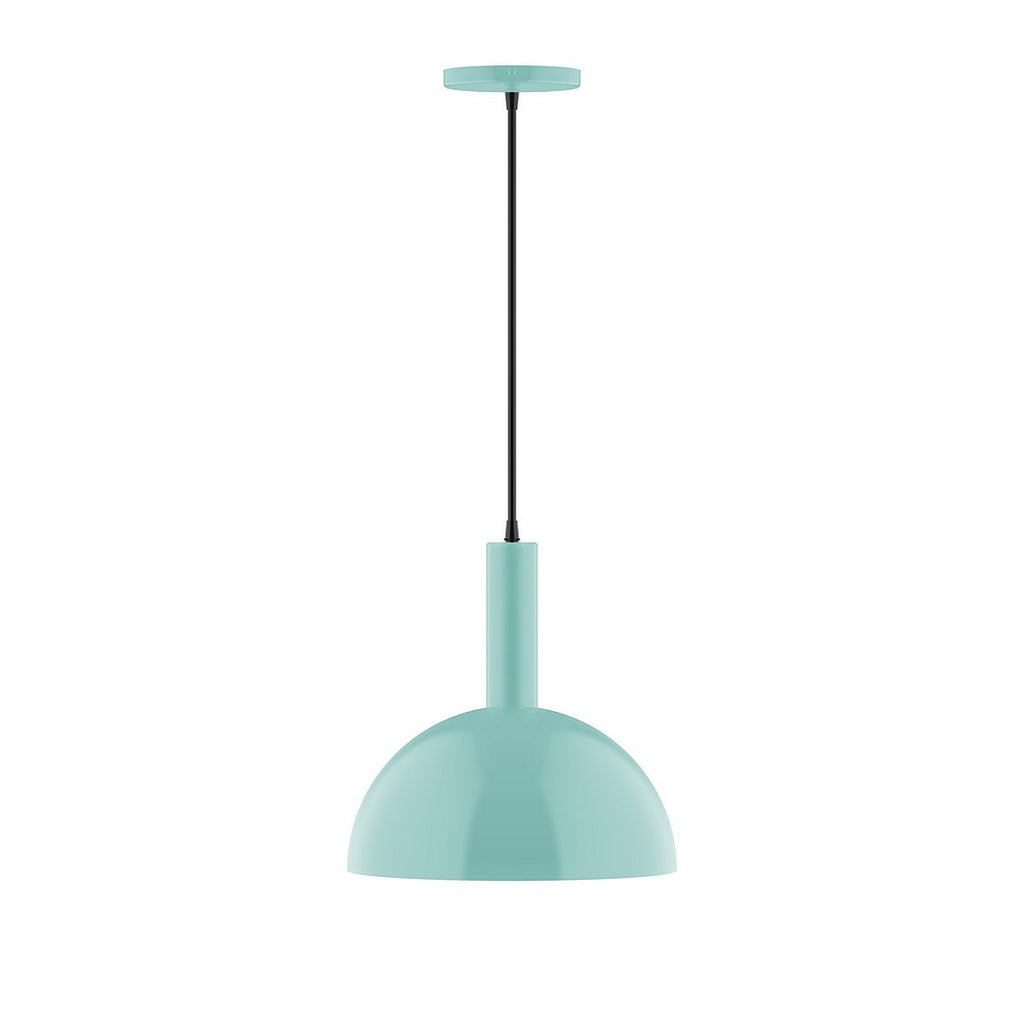 12" Stack Dome Pendant, Sea Green - PEBX471-48