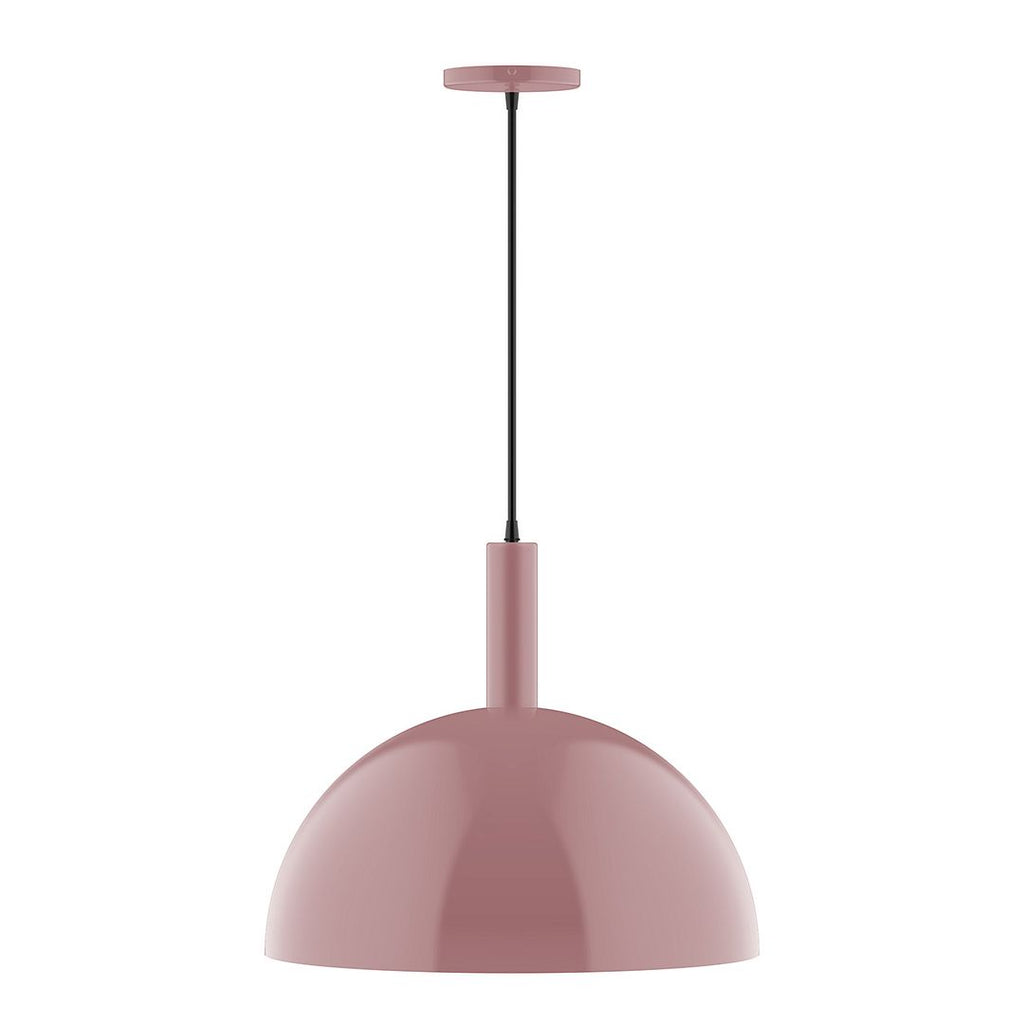 18" Stack Dome Pendant, Mauve - PEBX472-20