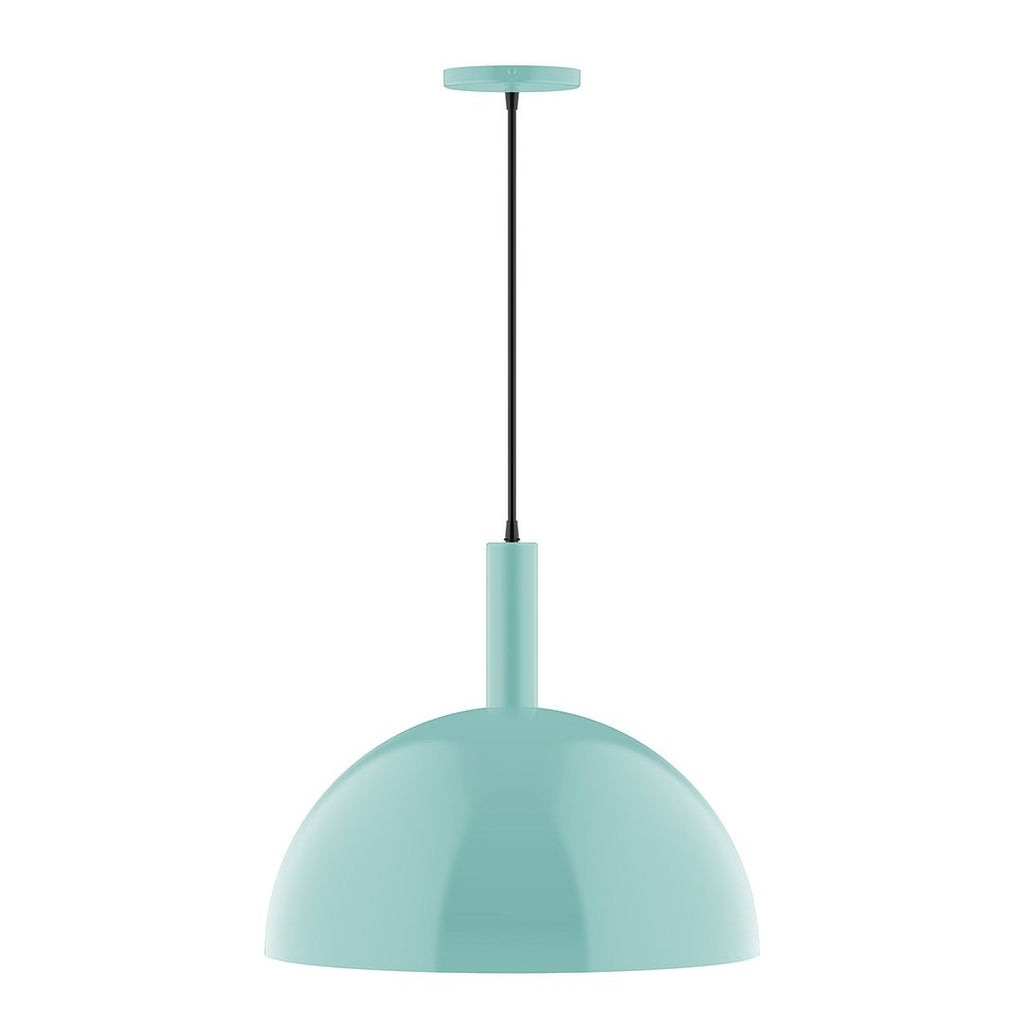 18" Stack Dome Pendant, Sea Green - PEBX472-48