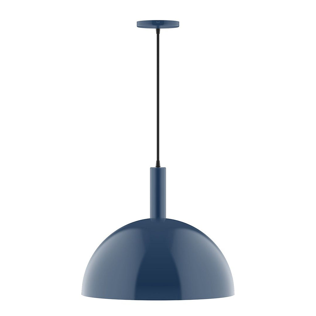 18" Stack Dome Pendant, Navy - PEBX472-50