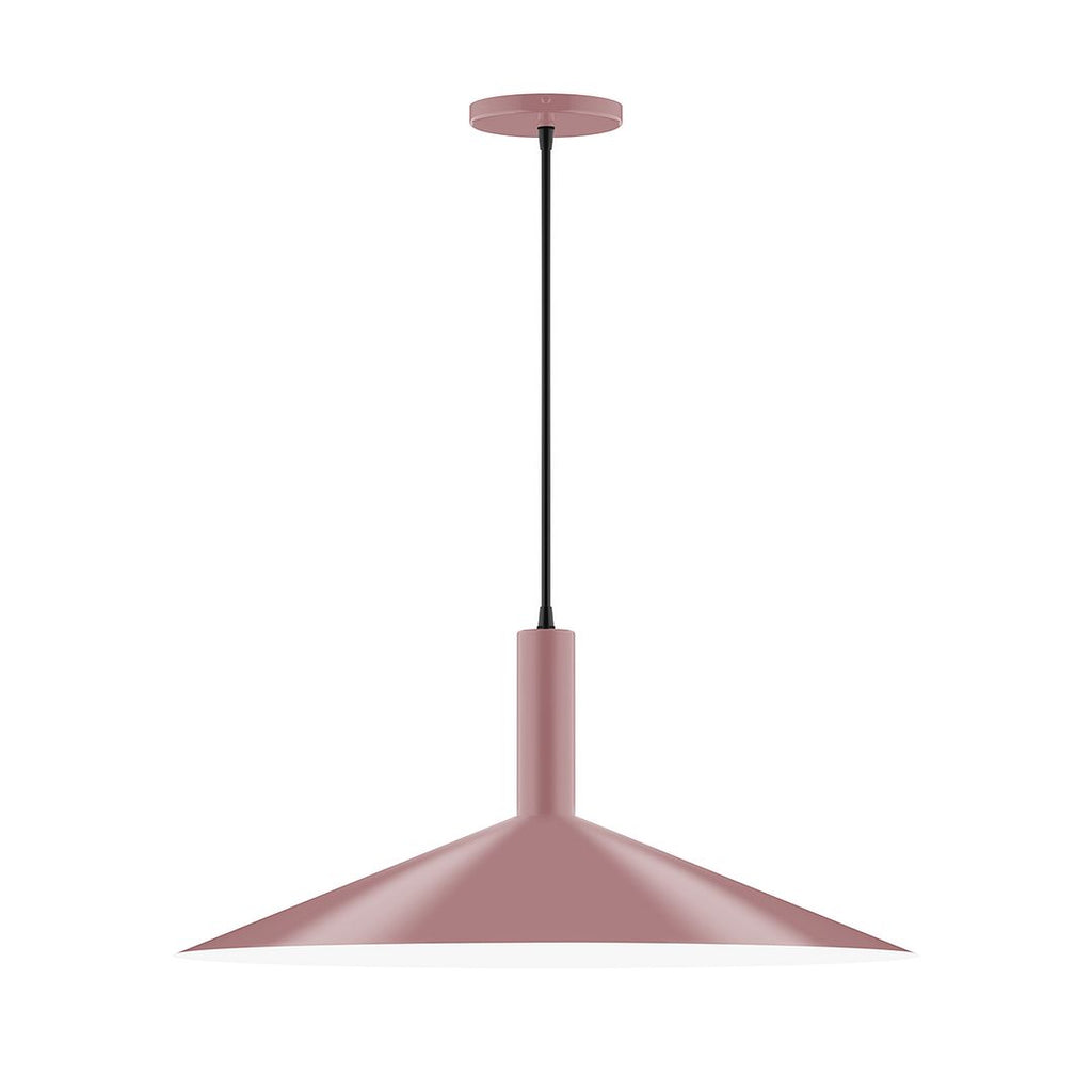 24" Stack Shallow Cone Pendant, Mauve - PEBX478-20