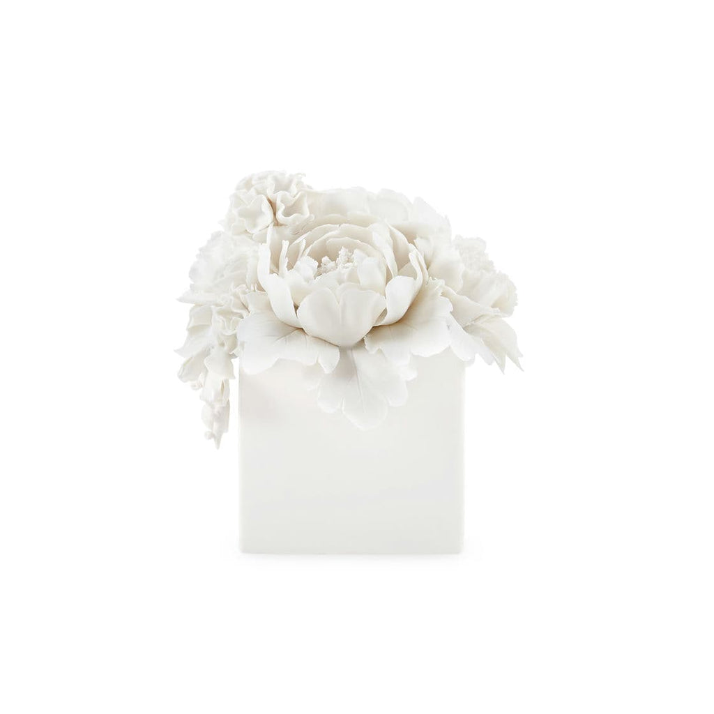 Peony Bouquet - Blanc de Chine
