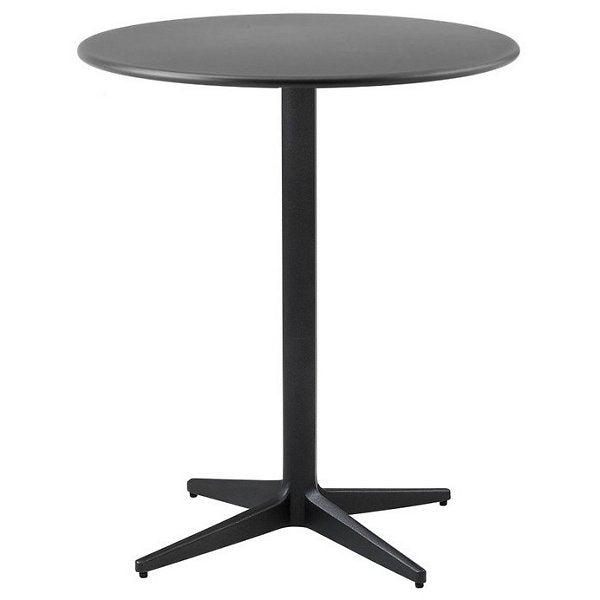 Drop Round Cafe Table, Lava Grey