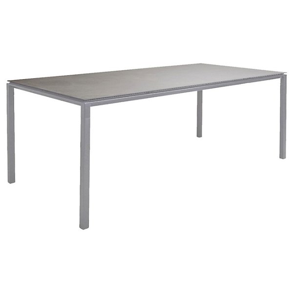 Pure Outdoor Dining Table, Light Grey