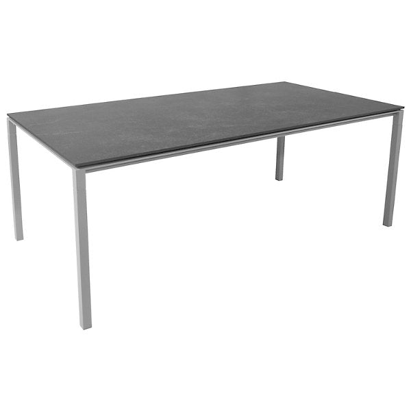 Drop Outdoor Dining Table, Light Grey