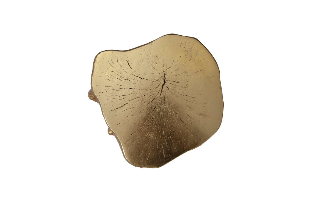 Log Stool, Gold Leaf, SM