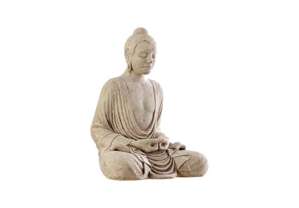 Levitating Buddha Wall Sculpture, Roman Stone