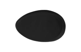 River Stone Coffee Table, Small, Gel Coat Black