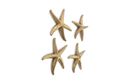 Starfish, Gold Leaf, Set of 4, SM