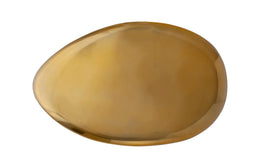 River Stone Coffee Table, Large, Liquid Gold