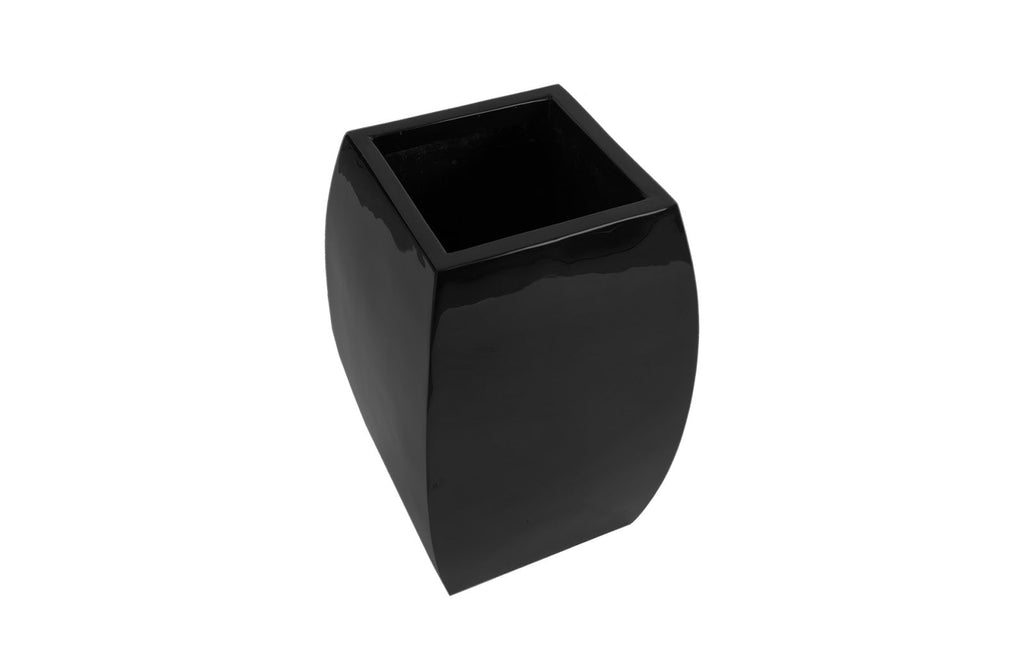 Taba Side Table, Gel Coat Black