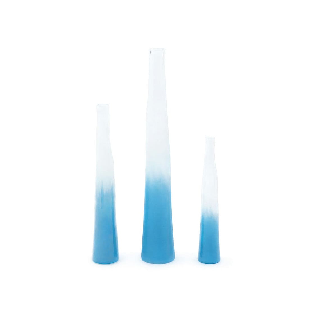 Primavera Set of 3 Vases - Caribbean Blue