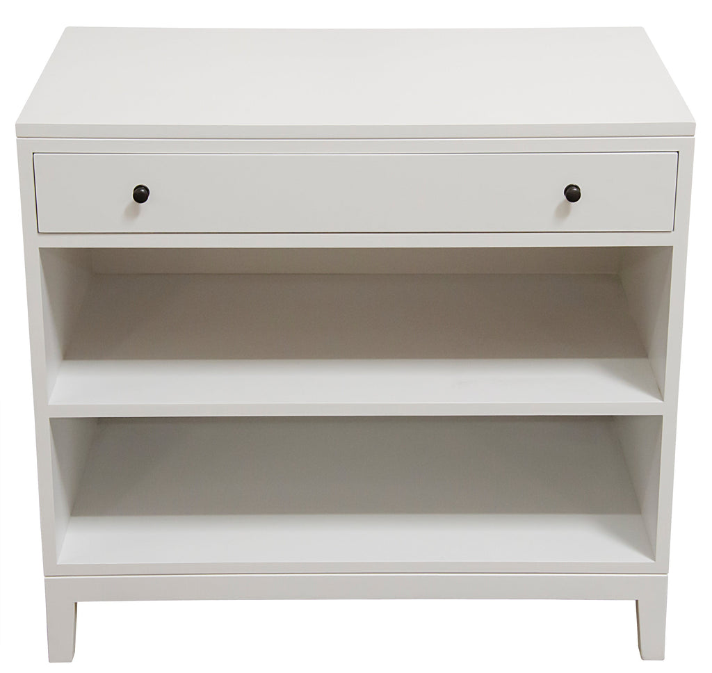 Howard Nightstand, Poplar - Mystic White