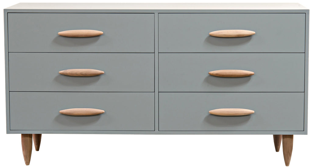 Williams Dresser - Slate With Unfinished Handles And Legs