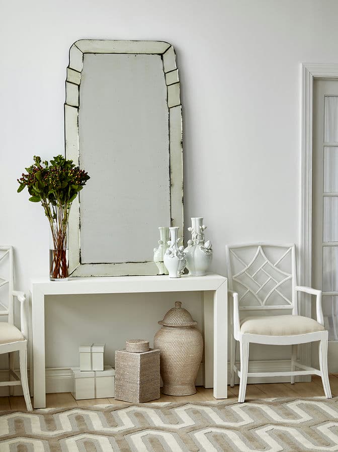 Parsons Console Table - Chiffon White