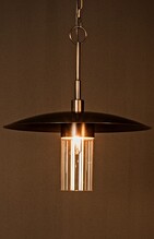 Anton Pendant, Metal with Aged Brass Finish