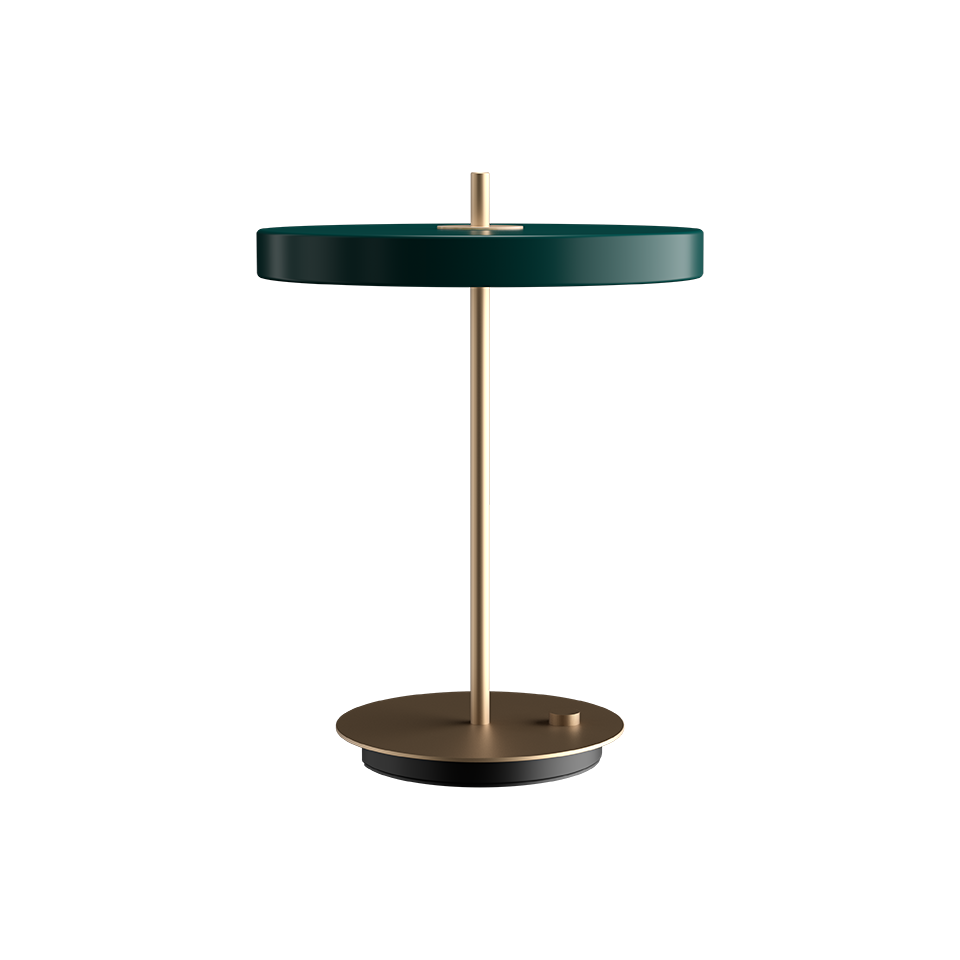 Asteria Table Lamp, Forest Green