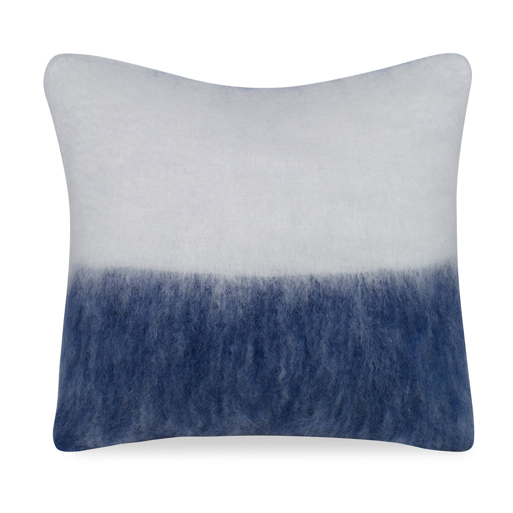 Melanie Mohair Pillow Ivory/Navy