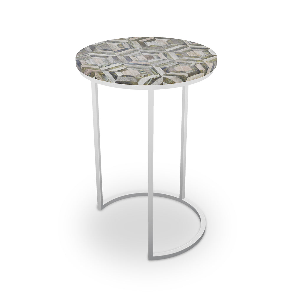 Culver Table,Half Moon Nickel