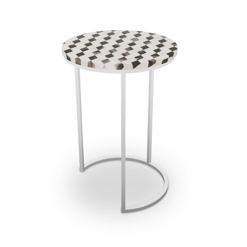 Ludlow Table,Half Moon Nickel