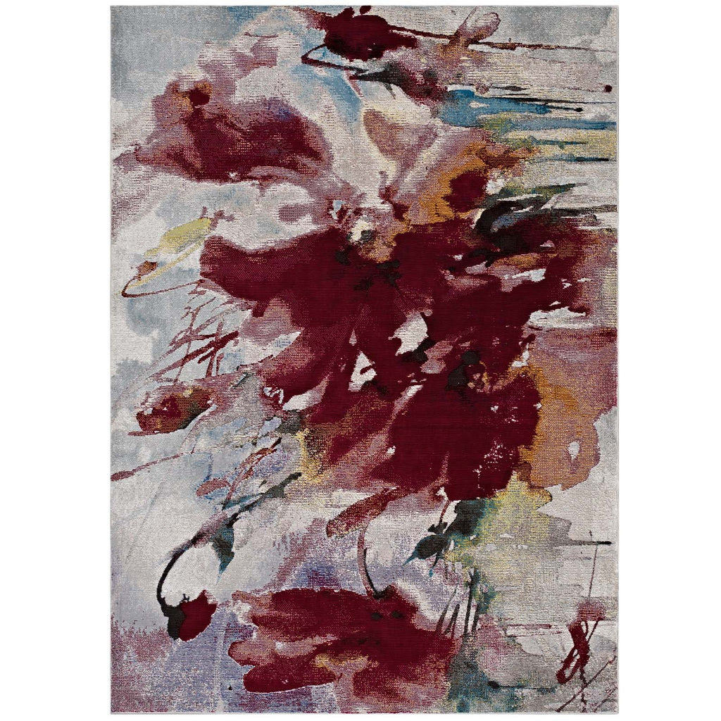 Blume Abstract Floral 4x6 Area Rug