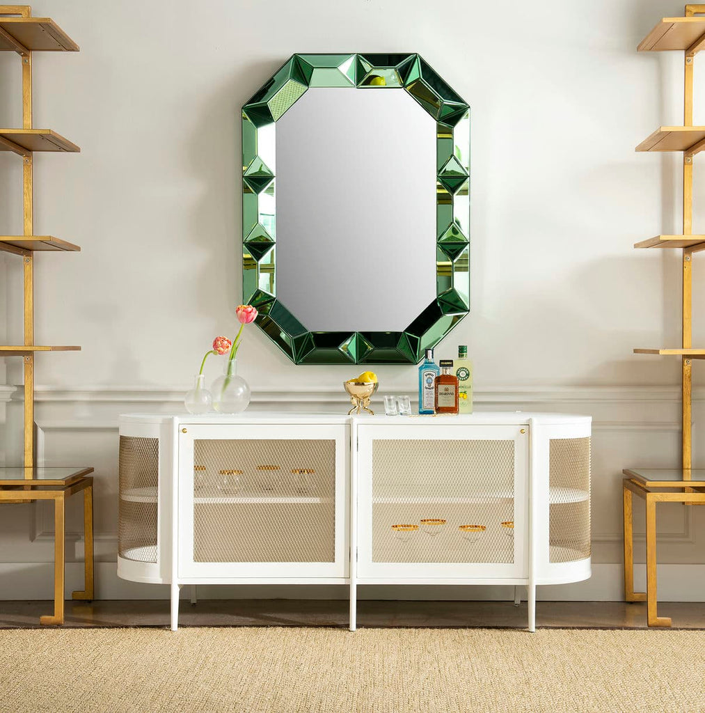 Romano Wall Mirror - Peridot Green