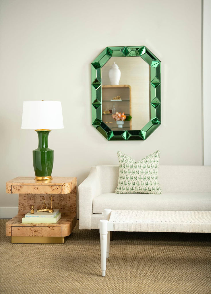 Romano Wall Mirror - Peridot Green