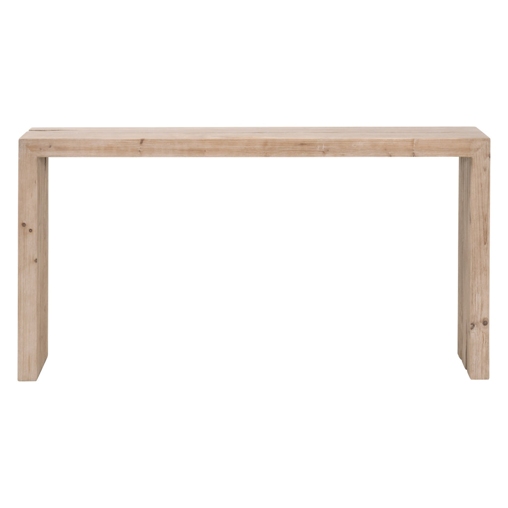 Reed Console Table, Smoke Gray Pine