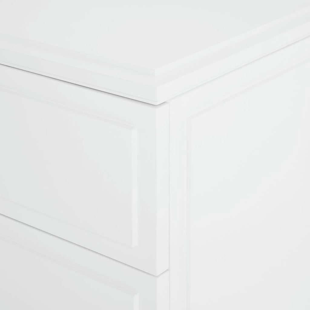 Savoy Medium 3-Drawer - White Pearl