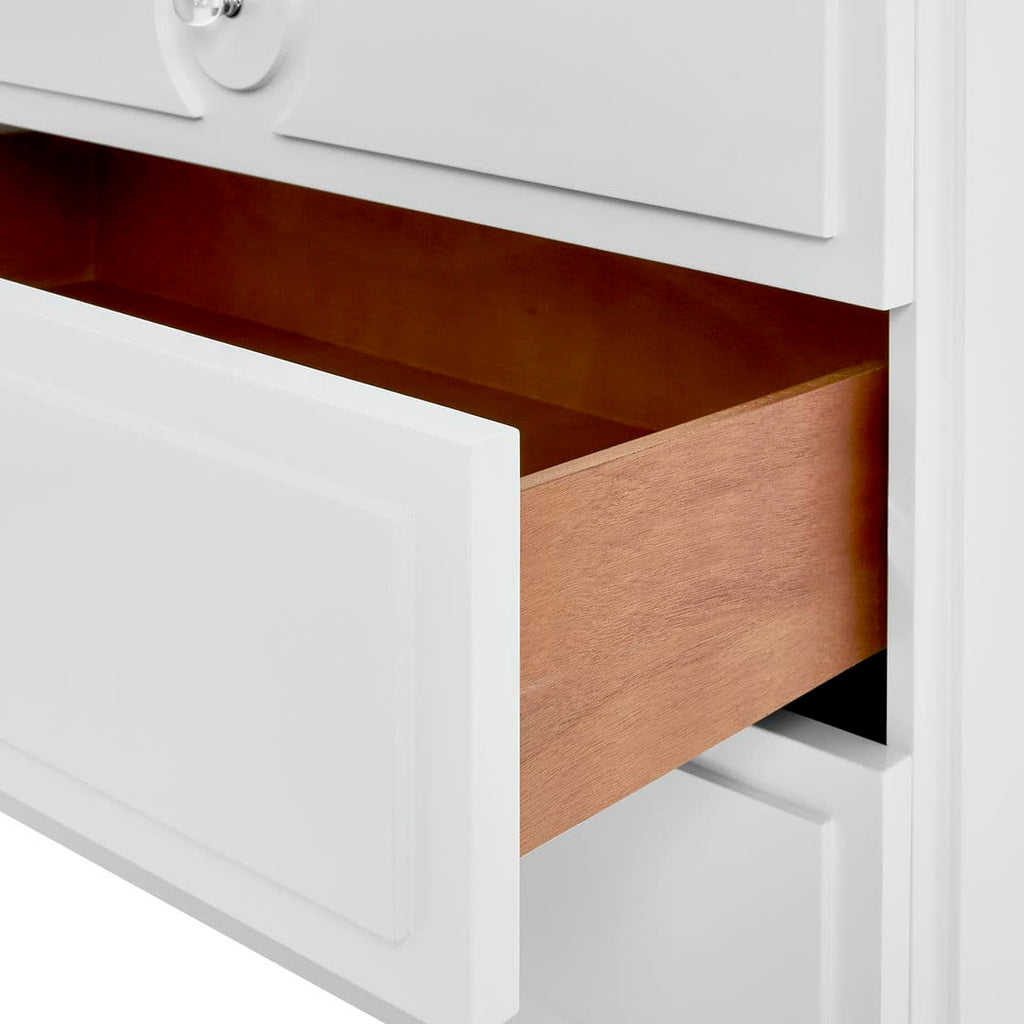 Savoy Medium 3-Drawer - White Pearl