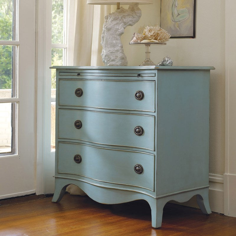 Harkers Island Serpentine Chest with Pullout Slide