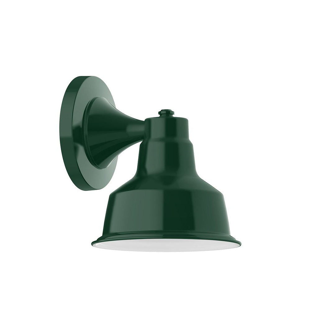 8" Warehouse Shade, Wall Mount Sconce, Forest Green - SCA180-42