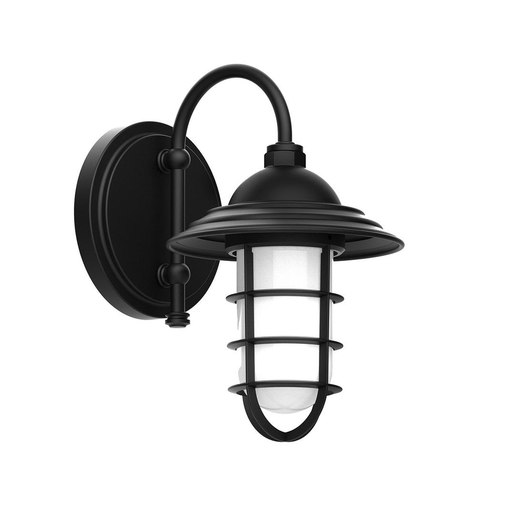 8" Vaportite, Wall Light, Black - SCB052-41