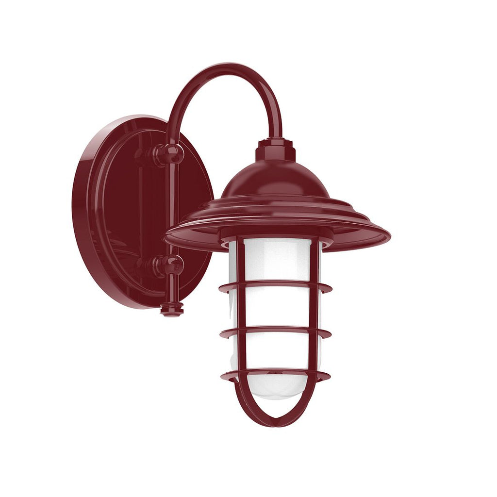 8" Vaportite, Wall Light, Barn Red - SCB052-55