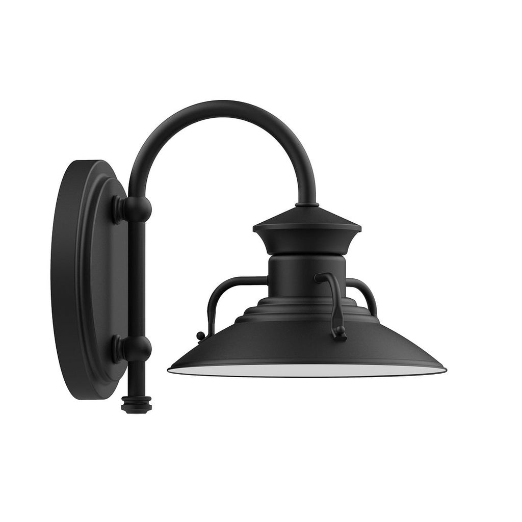 8" Homestead Shade, Wall Mount Sconce, Black - SCB140-41