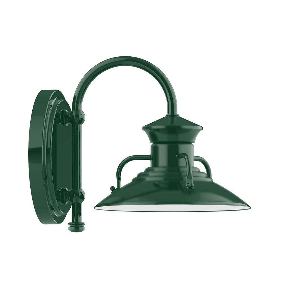 8" Homestead Shade, Wall Mount Sconce, Forest Green - SCB140-42